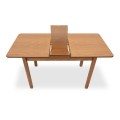 Dining set Bergen-Virginia Megapap 5 pcs solid wood - MDF extendable table 120/150x68x77cm.