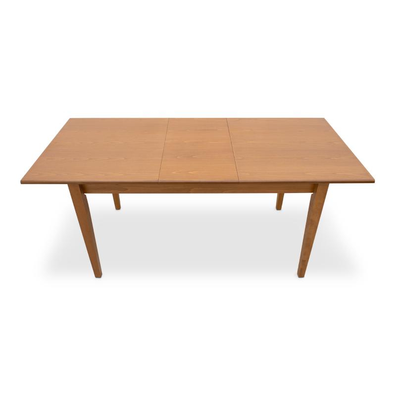 Dining set Adare Megapap 5 pcs solid wood - MDF extendable table 140/180x78x77cm.