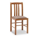 Dining set Adare Megapap 5 pcs solid wood - MDF extendable table 140/180x78x77cm.