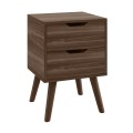 ALINA Bedside 29x29x44 Walnut