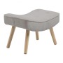 ALMA Stool Natural / Teddy Light Grey Fabric (K/D)
