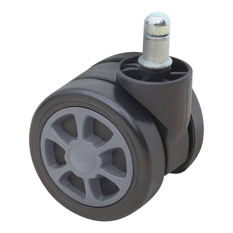 Megapap Spare Wheels for office chairs set of 5 pcs, color black - grey