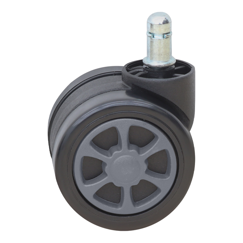 Megapap Spare Wheels for office chairs set of 5 pcs, color black - grey