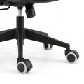 Megapap Spare Wheels for office chairs set of 5 pcs, color black - white
