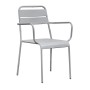 BRIO Stacking Armchair-Pro Metal Cool Grey 4C
