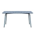 Τραπέζι κήπου Brio Slat Pro μεταλλικό χρώμα sandy blue 5415C 160x90x73εκ.