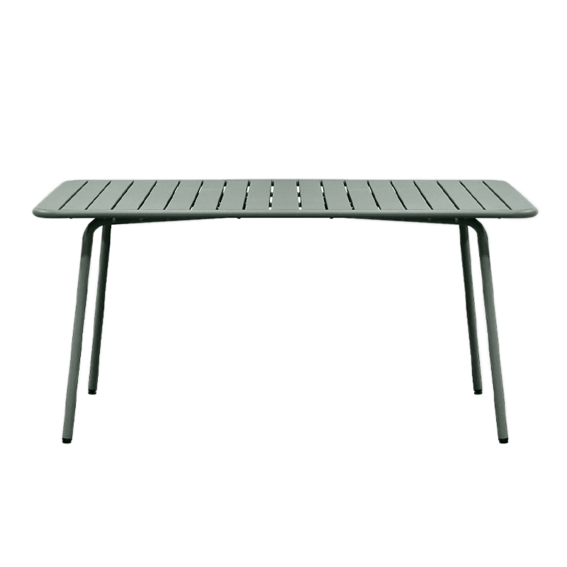 BRIO Slat Table-Pro 160x90cm Metal Sandy Green 5635C
