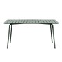 BRIO Slat Table-Pro 160x90cm Metal Sandy Green 5635C