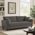 BRITAIN 3-Seater Sofa Grey Fabric