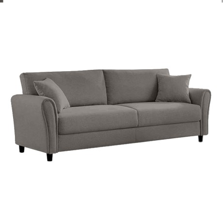 BRITAIN 3-Seater Sofa Grey Fabric