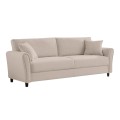 BRITAIN 3-Seater Sofa Beige Fabric