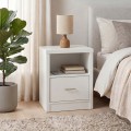 CALIBER Bedside 47x39x60 White 1-Drawer