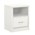 CALIBER Bedside 47x39x60 White 1-Drawer