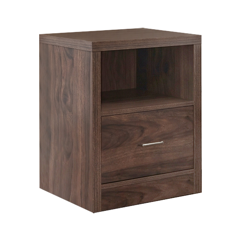 CALIBER Bedside 47x39x60 Walnut 1-Drawer