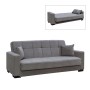 CARSON Sofa-Bed with Storage 3-Seater / Fabric Grey