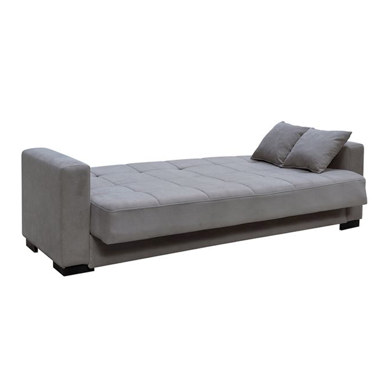 CARSON Sofa-Bed with Storage 3-Seater / Fabric Grey