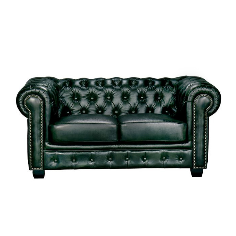 CHESTERFIELD-689 2-S Leather Antique Green