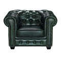 CHESTERFIELD 689 Πολυθρόνα Σαλονιού - Καθιστικού / Δέρμα Antique Green