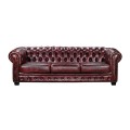 CHESTERFIELD Birmingham 4-S Leather Antique Red
