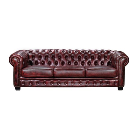 CHESTERFIELD Birmingham 4-S Leather Antique Red