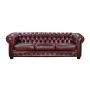 CHESTERFIELD Birmingham 4-S Leather Antique Red