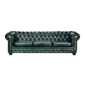 CHESTERFIELD Birmingham 4-S Leather Antique Green