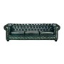 CHESTERFIELD Birmingham 4-S Leather Antique Green