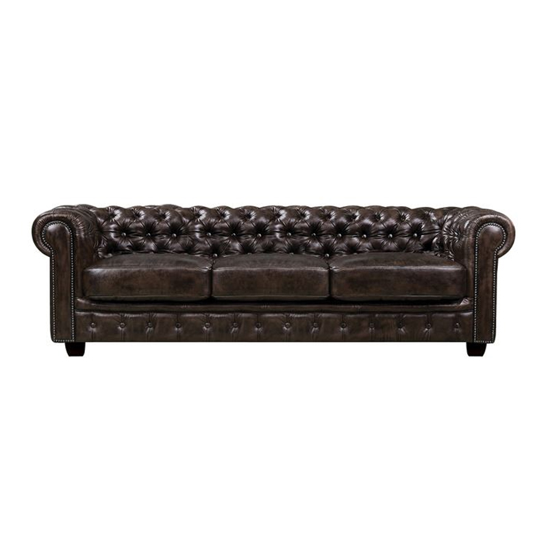 CHESTERFIELD Birmingham 4-S Leather Brown