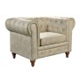 CHESTERFIELD York Armchair Beige Fabric