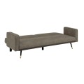 CLICK Sofa-Bed Fabric Suede Cappuccino