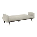 CLICK Sofa-Bed Fabric Suede Ecru