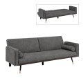 CLICK Sofa-Bed Fabric Suede Grey