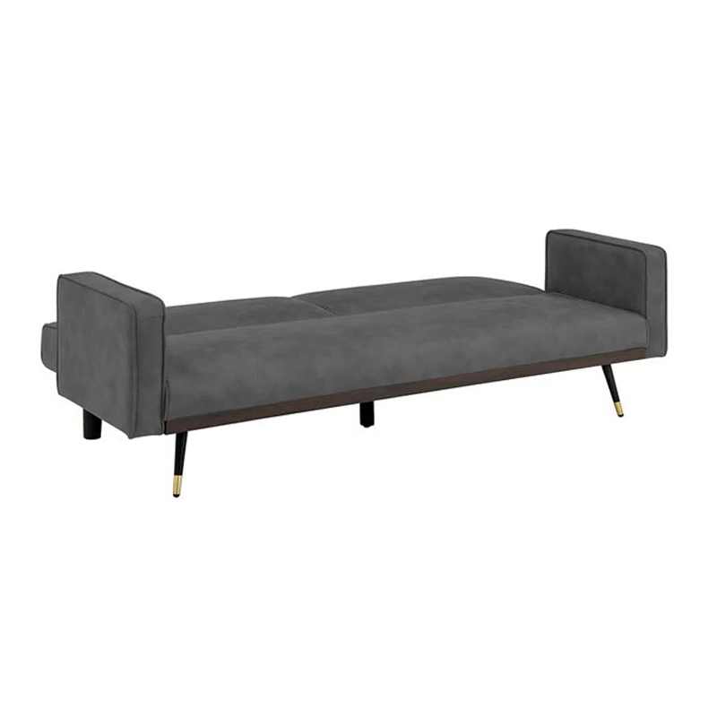 CLICK Sofa-Bed Fabric Suede Grey