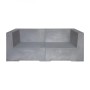 CONCRETE 2-Seat Sofa Cement Grey