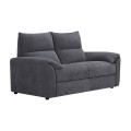 DALLAS 2-Seater Sofa Grey Fabric