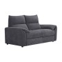 DALLAS 2-Seater Sofa Grey Fabric