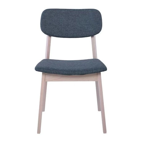 DAMA Chair Natural/Fabric Grey