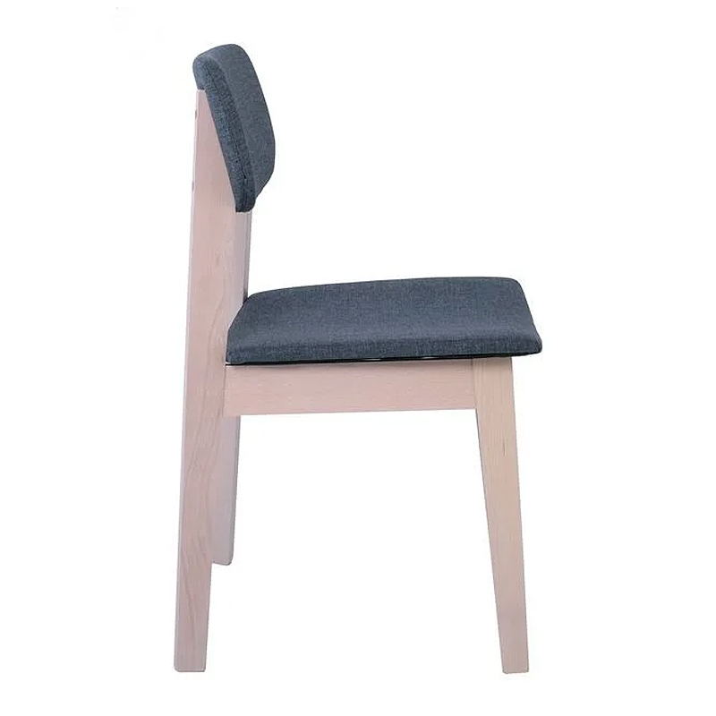 DAMA Chair Natural/Fabric Grey
