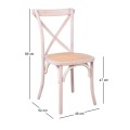 DESTINY Chair Decape White, Beech