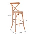 DESTINY Barstool Natural, Beech