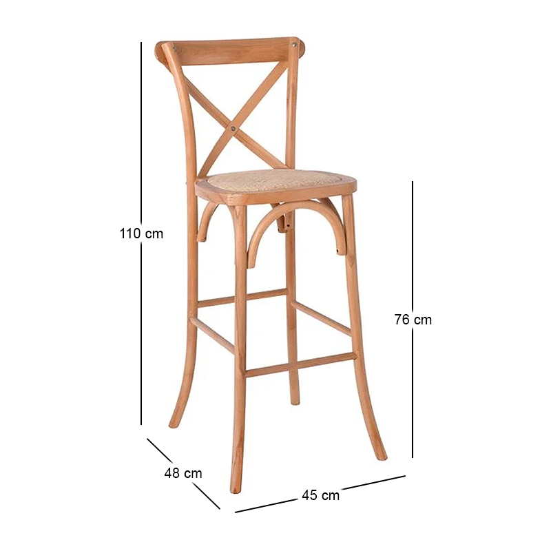 DESTINY Barstool Natural, Beech