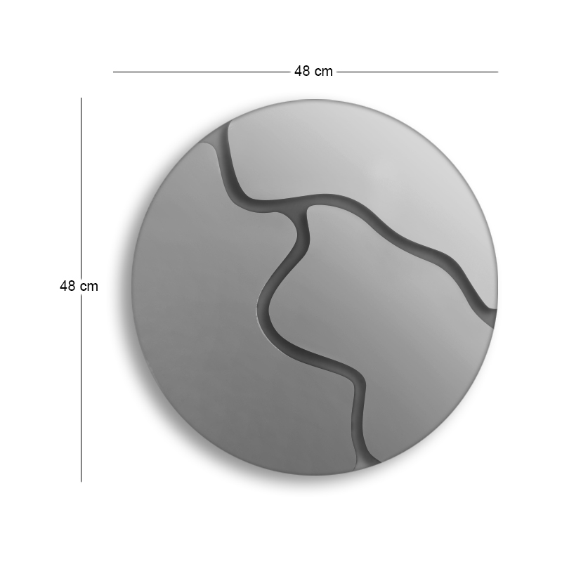 Ayna Megapap plexiglass wall decoration Ø48x48cm.
