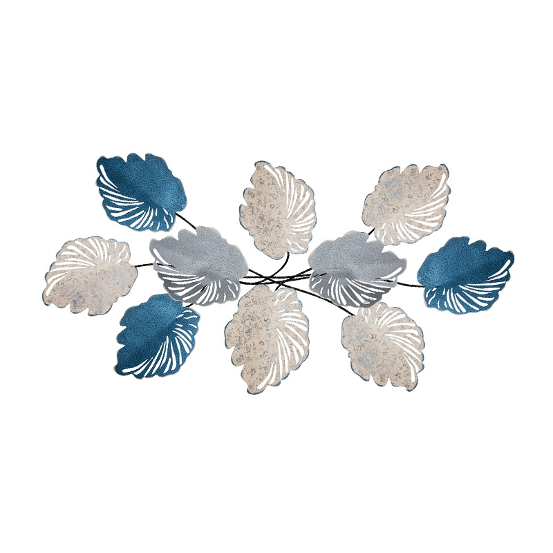 Casado Megapap metal wall art in blue - silver color 117x57cm.