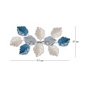 Casado Megapap metal wall art in blue - silver color 117x57cm.