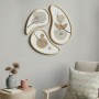 Filo Megapap Wall decoration set of 5 pieces wooden - Mdf natural color
