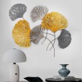Metal Flower Megapap metal wall art in bronze - silver color 75x100cm.