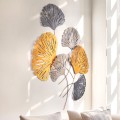 Metal Flower Megapap metal wall art in bronze - silver color 75x100cm.