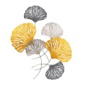 Metal Flower Megapap metal wall art in bronze - silver color 75x100cm.