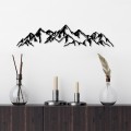 Mountain Megapap metal wall art in black color 47x40cm.