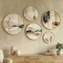 Nima Megapap Wall decoration set of 5 pieces wooden - Mdf natural color